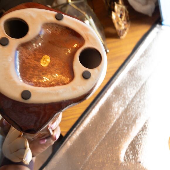 Rustic Vintage Large Ceramic Christmas Angel - Picture 4 of 5